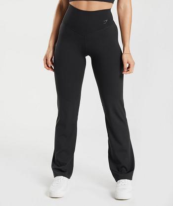Dámské Legíny Gymshark Elevate Flared Černé | CZ 3960CTV